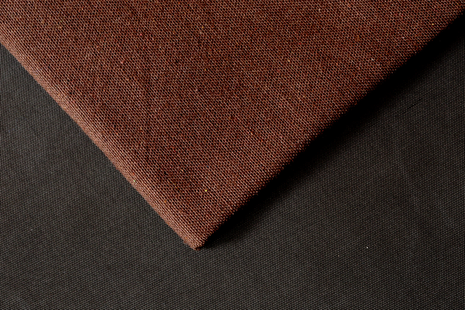 Casement Embroidery Fabric Coffee Brown