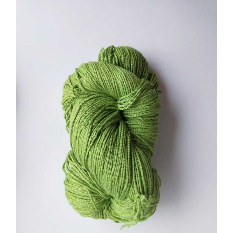 Cotton Yarn 4 Ply Leaf Green Cotton Yarn 4 Ply Leaf Green