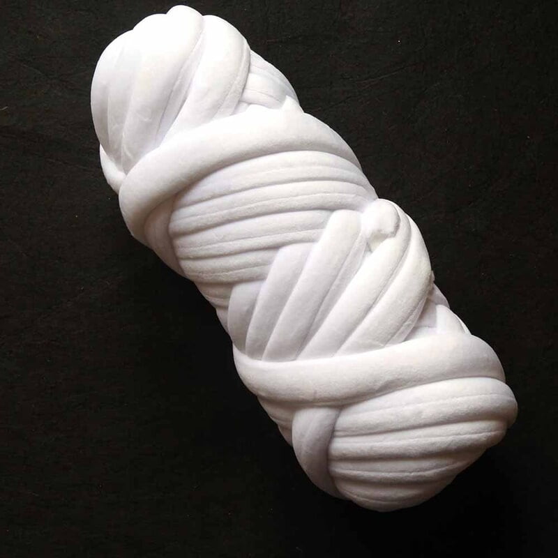 Jumbo Arm Knitting Yarn-White Jumbo Arm Knitting Yarn-White