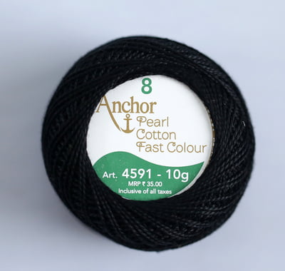 Anchor  Pearl Cotton  Black