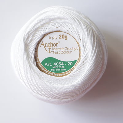 Anchor Mercer Crochet  White