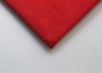 Casement Embroidery Fabric Crimson
