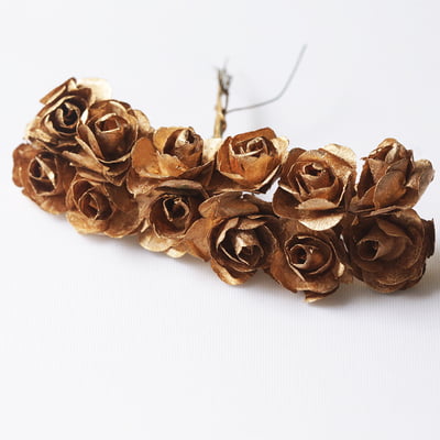 Artificial Flowers Gold Small