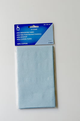 Pony Aida Fabric 38 x 46 cm  Lite Blue 14C