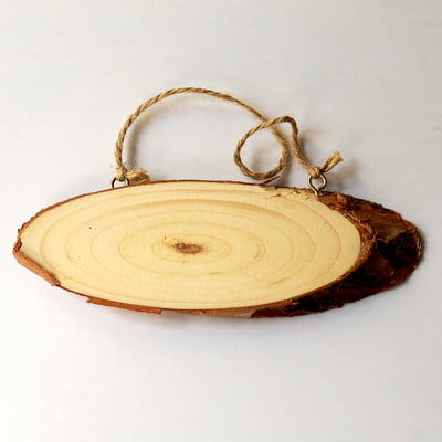 Wood log Oval Small