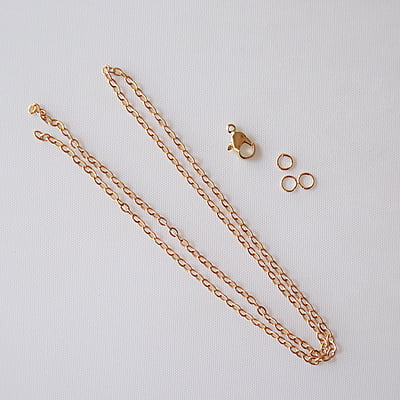 Chain Modal One Rose Gold Small