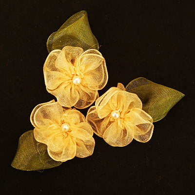  Organza Ribbon Flower 301  