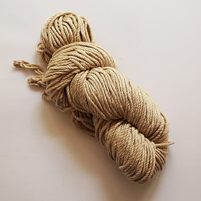 Chunky Cotton Yarn Ivory