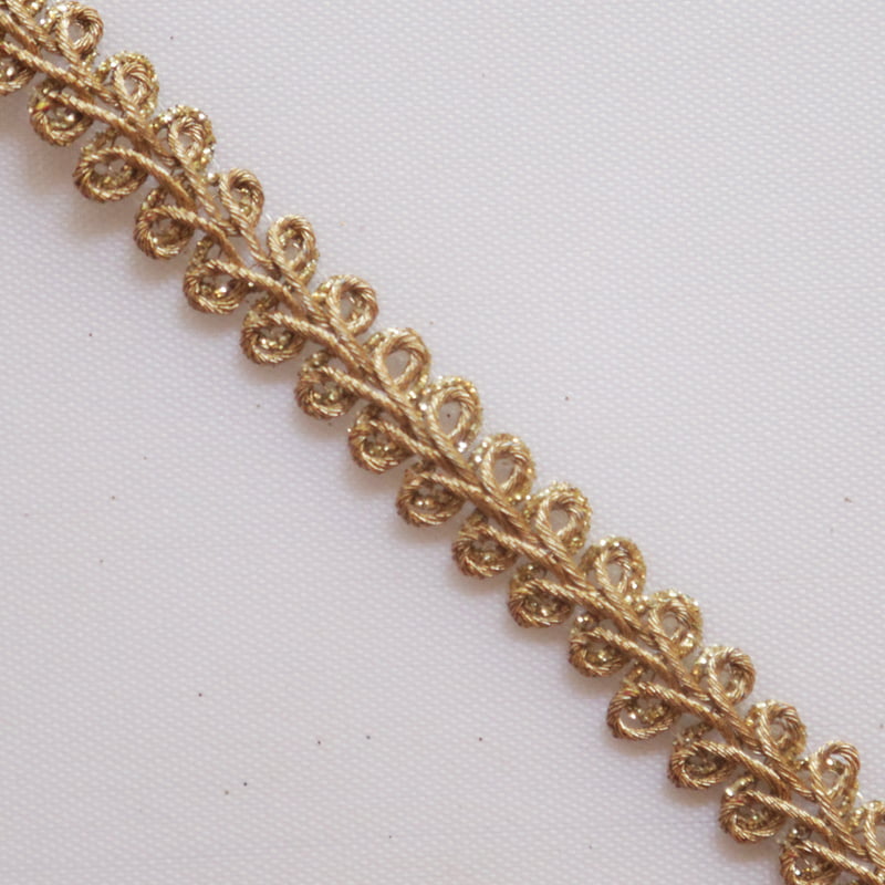 Dull Gold Lace Design 100