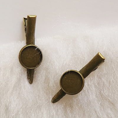 Hair Clip Antique Bronze Small