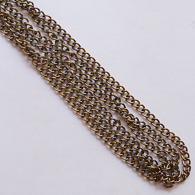 Chain Modal Two Antique Gold