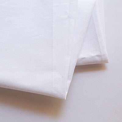 Premium Embroidery Fabric Cotton Mallu  White