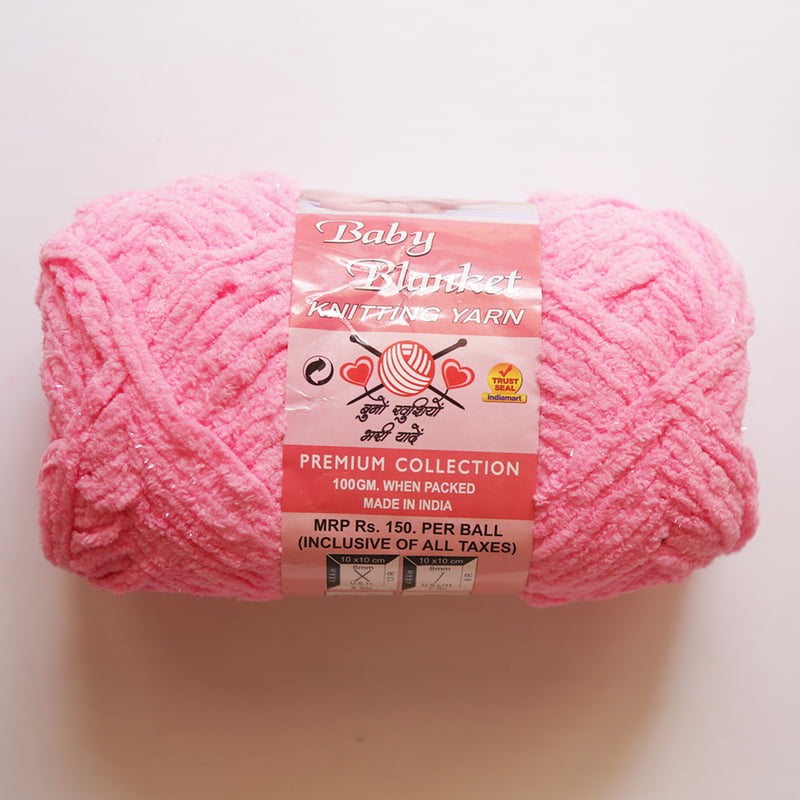 Baby Blanket Yarn Baby Pink