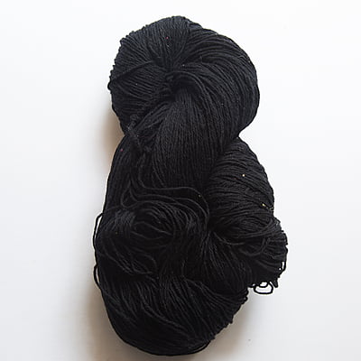 Cotton Yarn 4 Ply Black