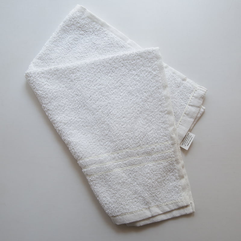 Embroidery Blanks Terry Face Towel  White