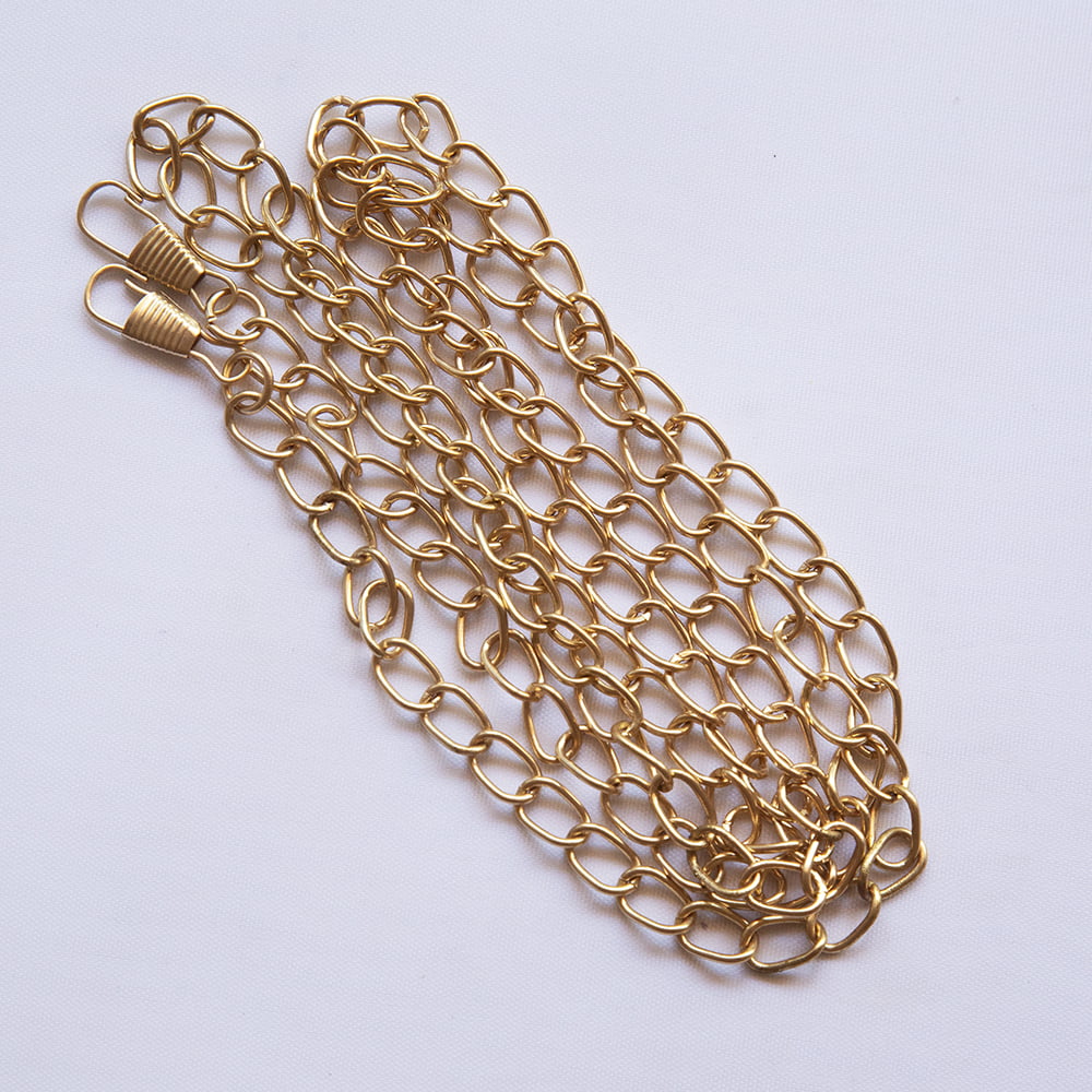 Buy Gold-tone Chain Bag Strap With Leather for Chanel Replacement Online in  India 