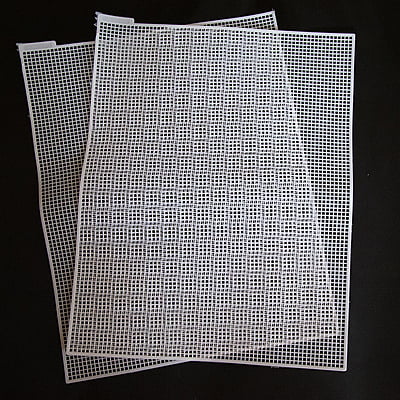 Plastic Canvas Sheet White