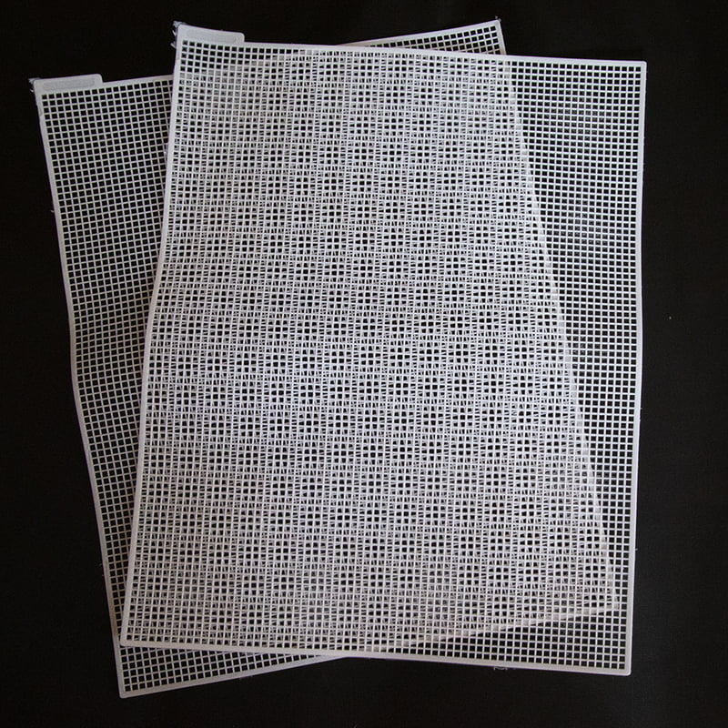 Plastic Canvas Sheet White