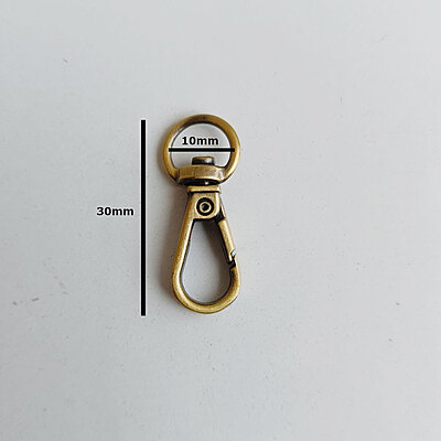 D Ring Clasp Round 10mm D Ring Clasp Round 10mm