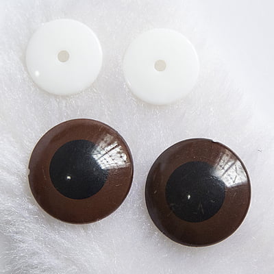 Safety Eyes Coloured Brown Safety Eyes Coloured Brown