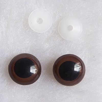 Safety Eyes Coloured Brown Safety Eyes Coloured Brown