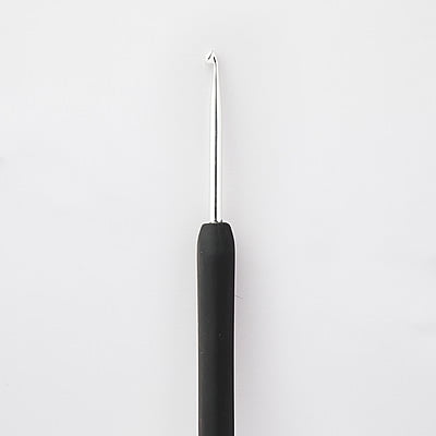 KnitPro Steel Crochet Hook with Black Handle KnitPro Steel Crochet Hook with Black Handle