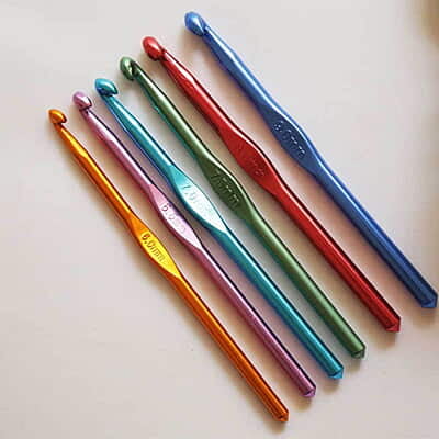 Jyoti Aluminum Crochet Hook Coloured Jyoti Aluminum Crochet Hook Coloured