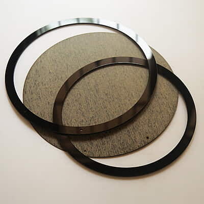 Embroidery Display Frame Acrylic Circle Standard  Black