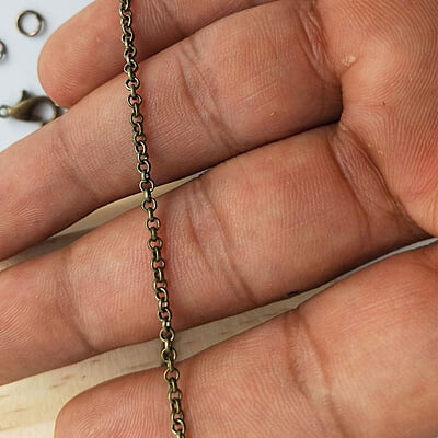 Chain Model Seven Antique Bronze