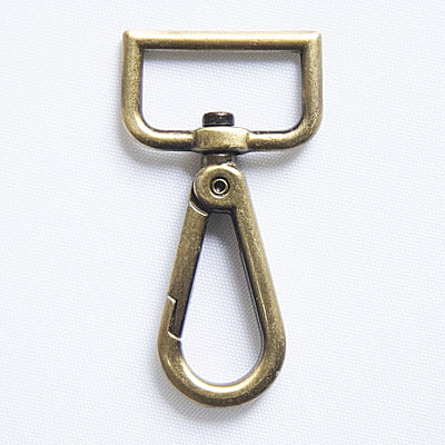 D Ring Clasp Rectangle 34 mm