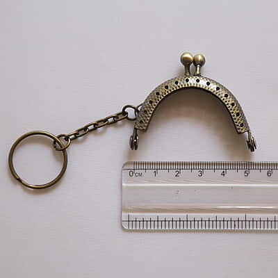 Purse frame with Key Chain 5 cm