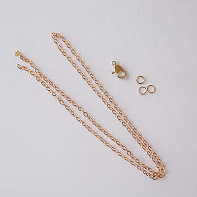 Chain Modal One Rose Gold