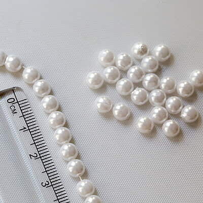 Half Cut Beads 6mm Half Cut Beads 6mm