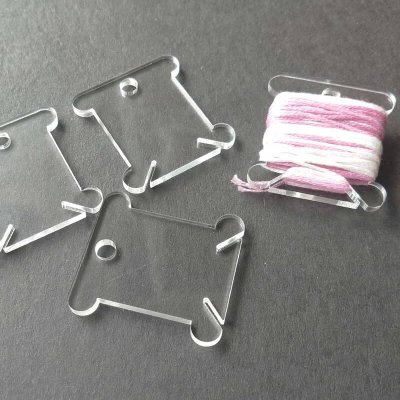 Floss Bobbin Transparent 3 mm Floss Bobbin Transparent 3 mm