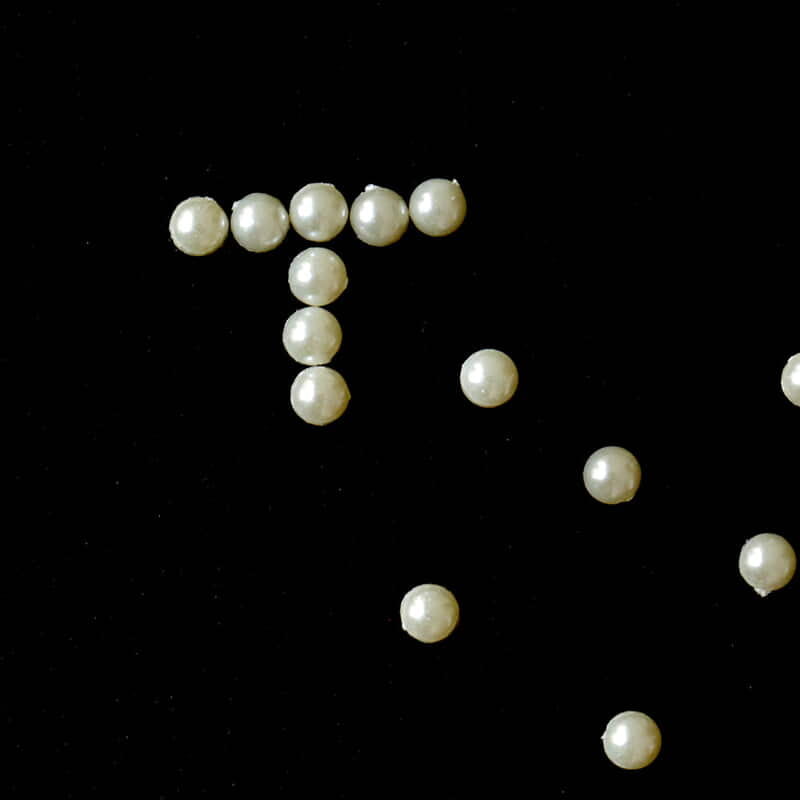Ceramic Half Cut Beads 5mm Ceramic Half Cut Beads 5mm
