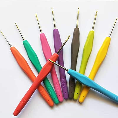 Crochet Hooks With Handle 9 Pcs