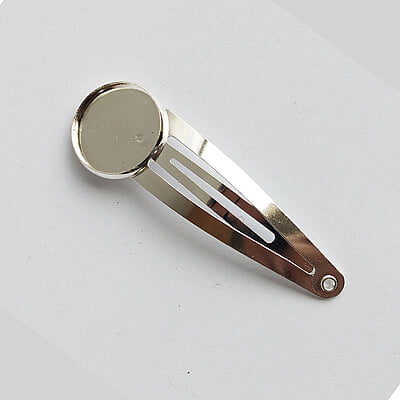 Tic Tac Hair Clip Bezel 16 mm Tic Tac Hair Clip Bezel 16 mm