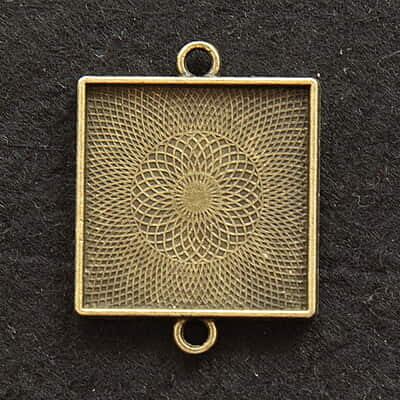 Antique Bronze Bracelet Bezel Modal 110