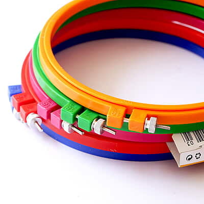 Pony Circle Fiber Hoop Assorted Colors Pony Circle Fiber Hoop Assorted Colors