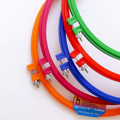 Pony Circle Fiber Hoop Assorted Colors Pony Circle Fiber Hoop Assorted Colors