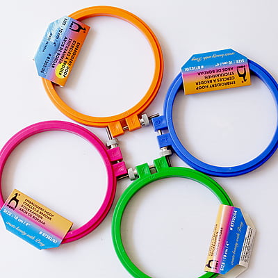 Pony Circle Fiber Hoop Assorted Colors Pony Circle Fiber Hoop Assorted Colors