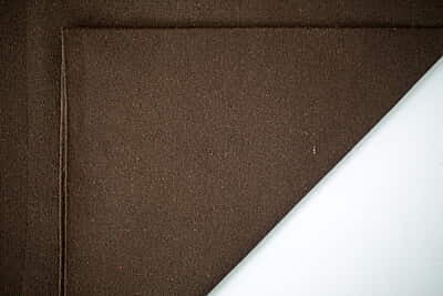 Casement Embroidery Fabric Coffee Brown