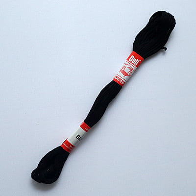 Doli Embroidery Thread Black