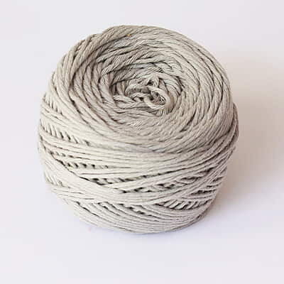 Cotton Yarn 8 Ply-Grey