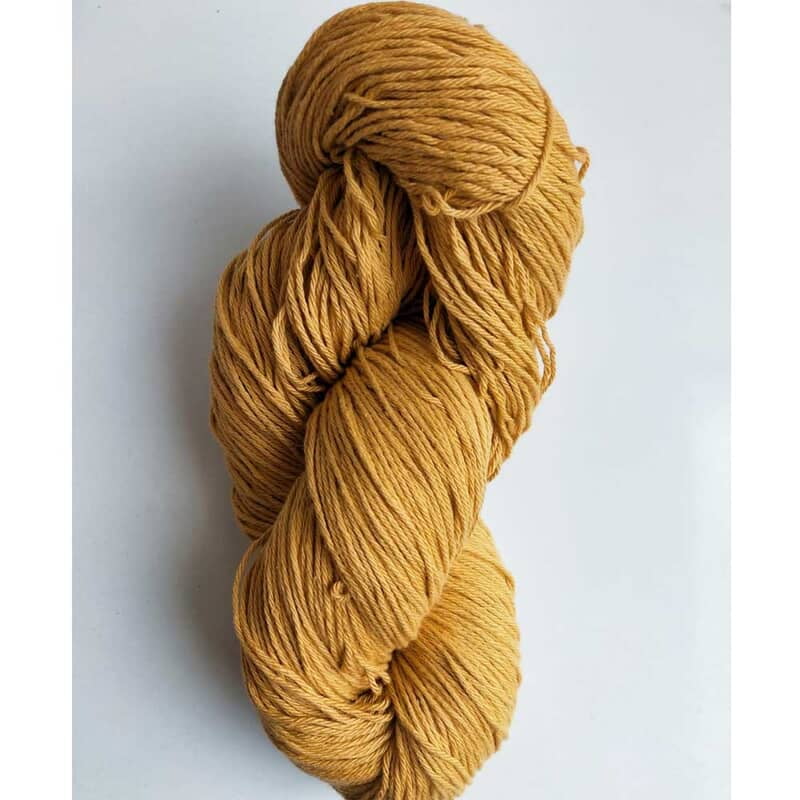 Cotton Yarn 4 Ply Mustard Cotton Yarn 4 Ply Mustard