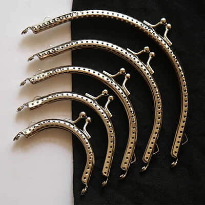 Purse frame Chrome Silver