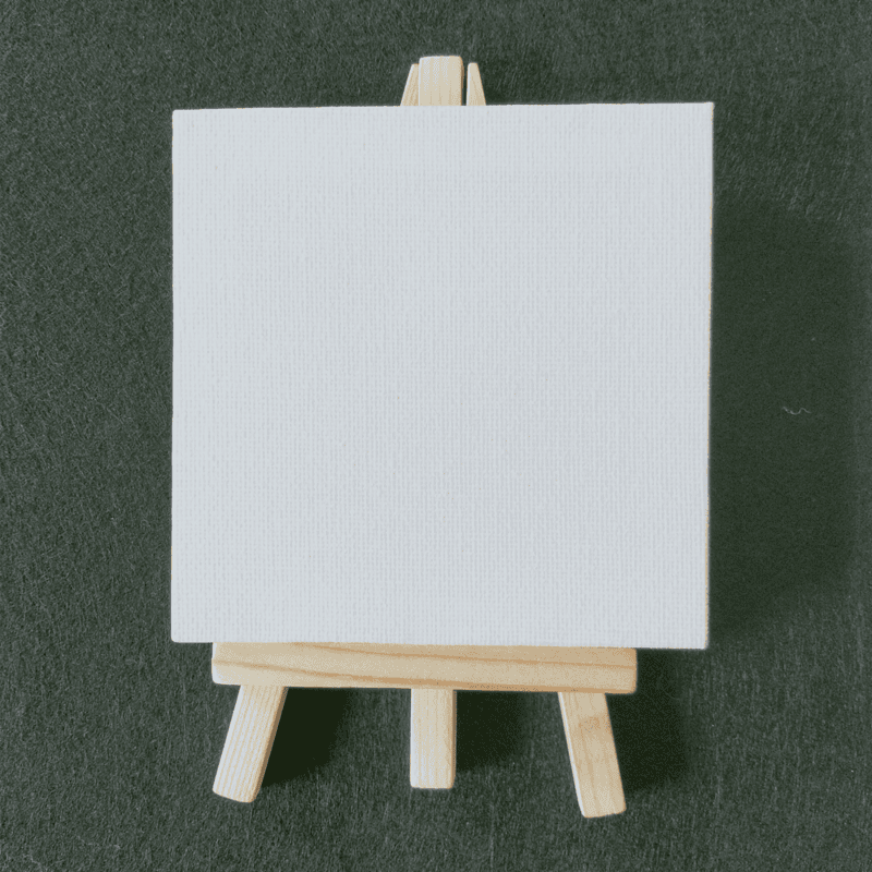 Mini Easel Stand with Canvas Mini Easel Stand with Canvas