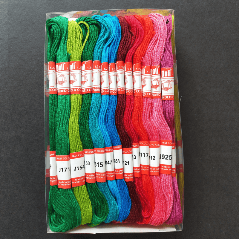 Doli Embroidery Thread Set J5555 - 50 pcs Doli Embroidery Thread Set J5555 - 50 pcs