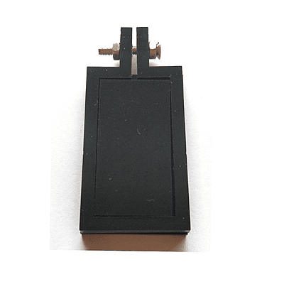Mini Hoop Rectangle Black Big Mini Hoop Rectangle Black Big