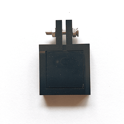 Mini Hoop Square Black Small Mini Hoop Square Black Small